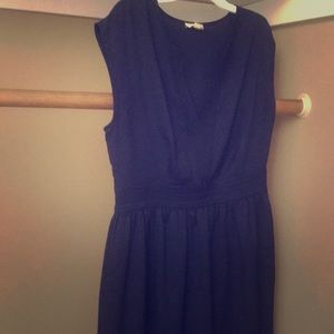 Maison Jules navy blue dress M v-neck sleeveless